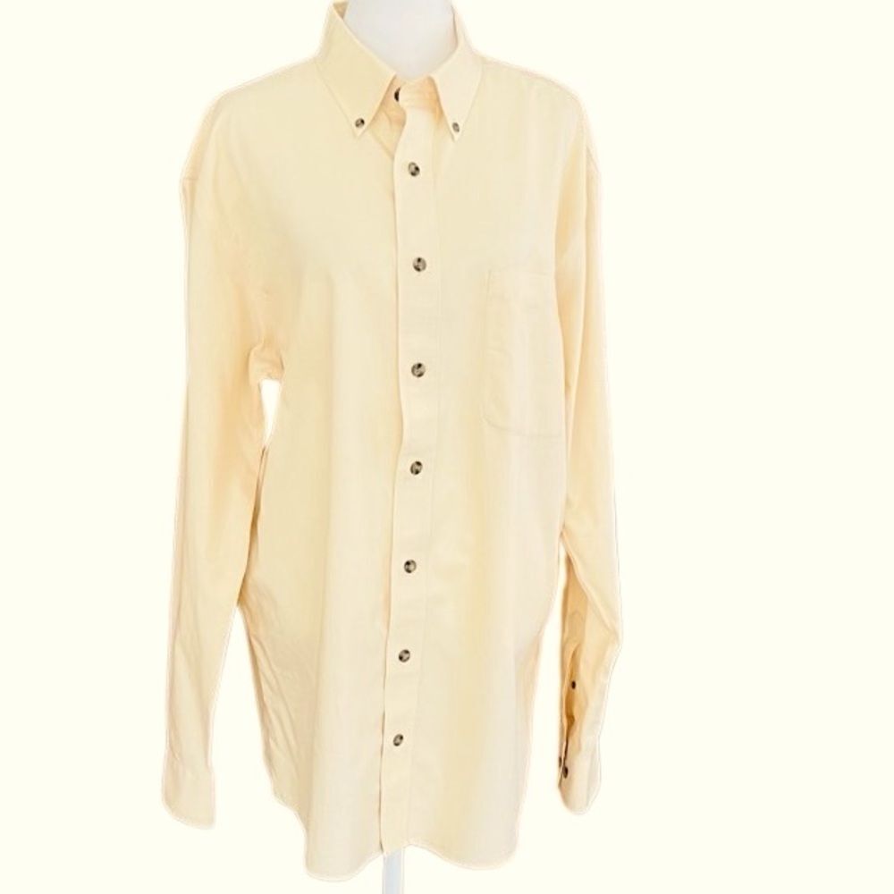 Cabela’s Outfitters Series button front 100% cotton shirt size Large tall.